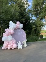 Фотозона с Розовым фоном для девочки Фотозона с Розовым фоном для девочки